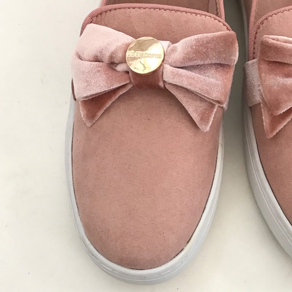 LIZ CLAIBORNE Sneakers Velvety Pink Loafer Slip On Shoe Weaver Size 9.5 - Picture 5 of 16